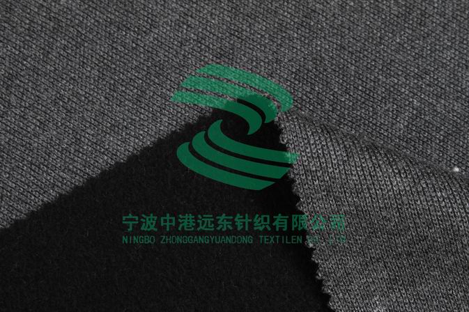 拉毛单面提花布(图1)