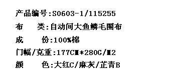 自动间大鱼鳞毛圈布(图2)