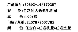 自动间大鱼鳞毛圈布(图2)