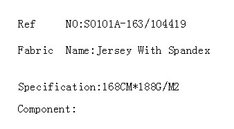 Jersey With Spandex(图2)