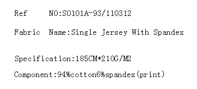 Single Jersey With Spandex(图2)