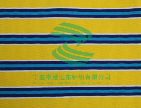 Auto Stripe Single Pique With Spandex(图1)