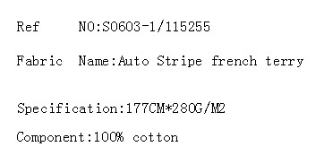 Auto Stripe french terry(图2)