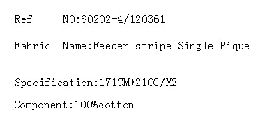 Feeder stripe Single Pique(图2)