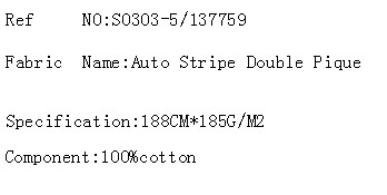 Auto Stripe Double Pique(图2)