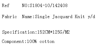 Single Jacquard Knit y/d(图2)
