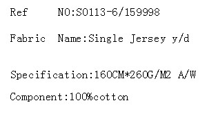 Single Jersey y/d(图2)