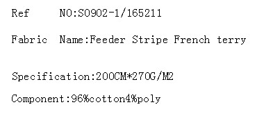 Feeder Stripe French terry(图2)