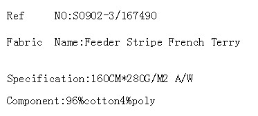 Feeder Stripe French Terry(图2)