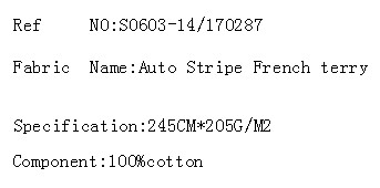 Auto Stripe French terry(图2)