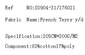 French Terry y/d(图2)