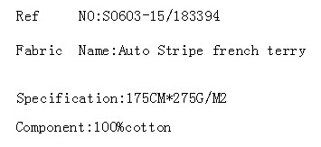 Auto Stripe french terry(图2)