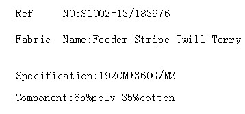 Feeder Stripe Twill Terry(图2)