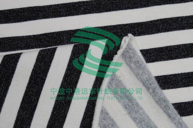 Feeder Stripe Fleece Inlay Interloop With Spandex(图1)
