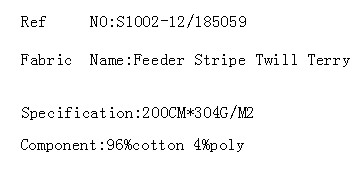 Feeder Stripe Twill Terry(图2)