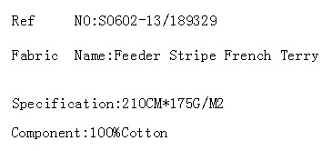 Feeder Stripe French Terry(图2)