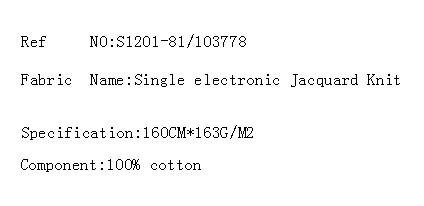 Single electronic Jacquard Knit(图2)