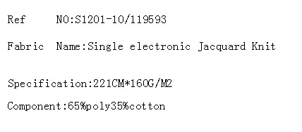 Single electronic Jacquard Knit(图2)