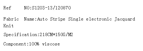 Auto Stripe Single electronic Jacquard Knit(图2)