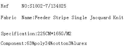 Feeder Stripe Single Jacquard Knit(图2)