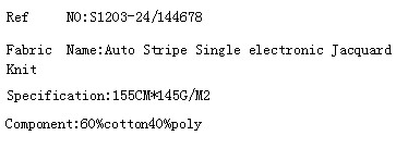 Auto Stripe Single electronic Jacquard Knit(图2)