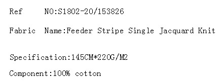 Feeder Stripe Single Jacquard Knit(图2)