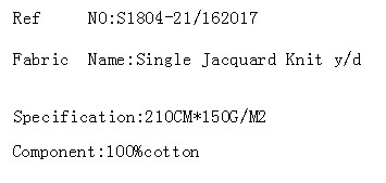 Single Jacquard Knit y/d(图2)