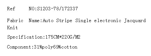Auto Stripe Single electronic Jacquard Knit(图2)