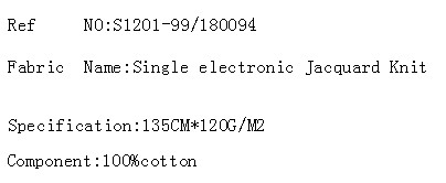 Single electronic Jacquard Knit(图2)