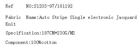 Auto Stripe Single electronic Jacquard Knit(图2)