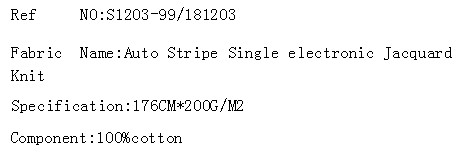 Auto Stripe Single electronic Jacquard Knit(图2)
