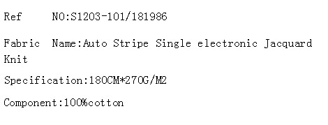 Auto Stripe Single electronic Jacquard Knit(图2)