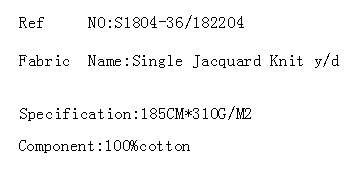 Single Jacquard Knit y/d(图2)