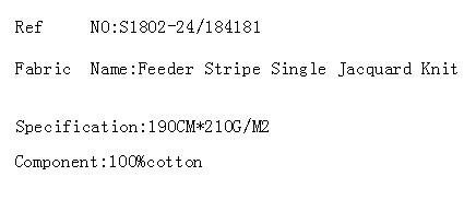 Feeder Stripe Single Jacquard Knit(图2)