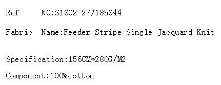 Feeder Stripe Single Jacquard Knit(图2)