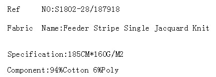 Feeder Stripe Single Jacquard Knit(图2)