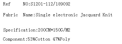 Single electronic Jacquard Knit(图2)