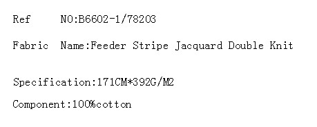 Feeder Stripe Jacquard Double Knit(图2)