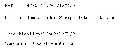 Feeder Stripe Interlock Baset(图2)