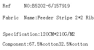 Feeder Stripe 2*2 Rib(图2)