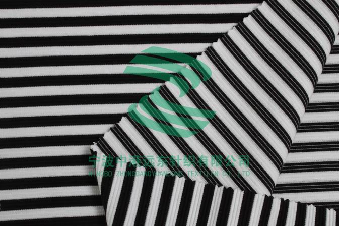 Feeder Stripe Ottoman Double Knit(图1)