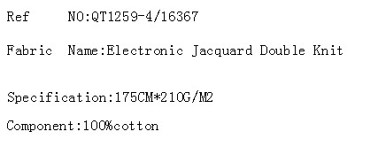 Electronic Jacquard Double Knit(图2)