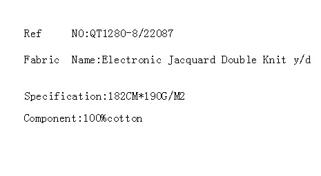 Electronic Jacquard Double Knit y/d(图2)