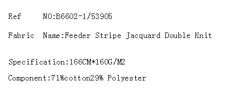 Feeder Stripe Jacquard Double Knit(图2)