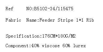 Feeder Stripe 1*1 Rib(图2)