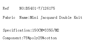 Mini Jacquard Double Knit(图2)