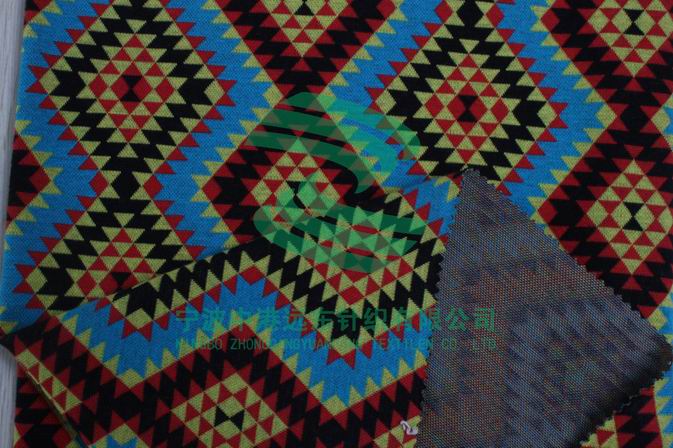 Electronic Jacquard Double Knit With Spandex(图1)