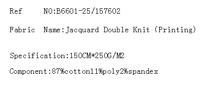 Jacquard Double Knit（Printing)(图2)
