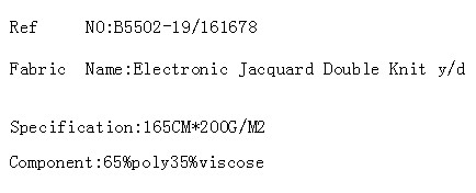 Electronic Jacquard Double Knit y/d(图2)