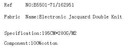 Electronic Jacquard Double Knit(图2)